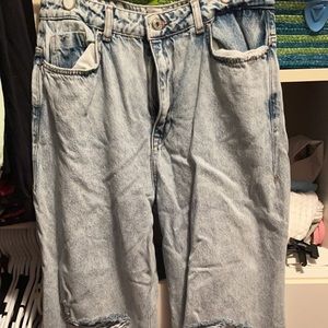 BNWOT Zara High Waist Wide Leg Jeans